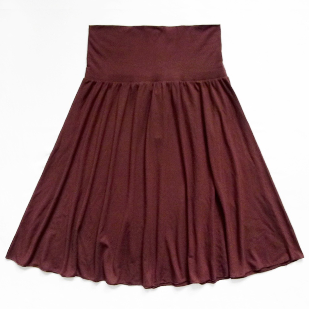 NEW WITH TAG BANANA REPUBLIC Stretch Swing Brown Skirt Size Small (26" x 24.5")